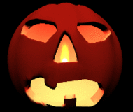 3D Halloween Pumpkin Screen Saver screenshot